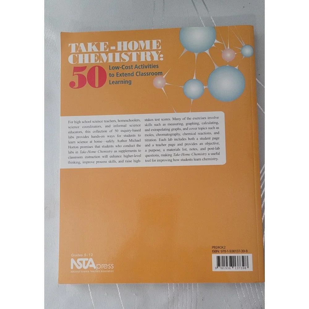 Take-Home Chemistry: 50 Low-Cost Activities‎ to Extend Classroom Learning Book